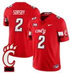 Men’s Cincinnati Bearcats Football 2025 Uniform – All Stitched