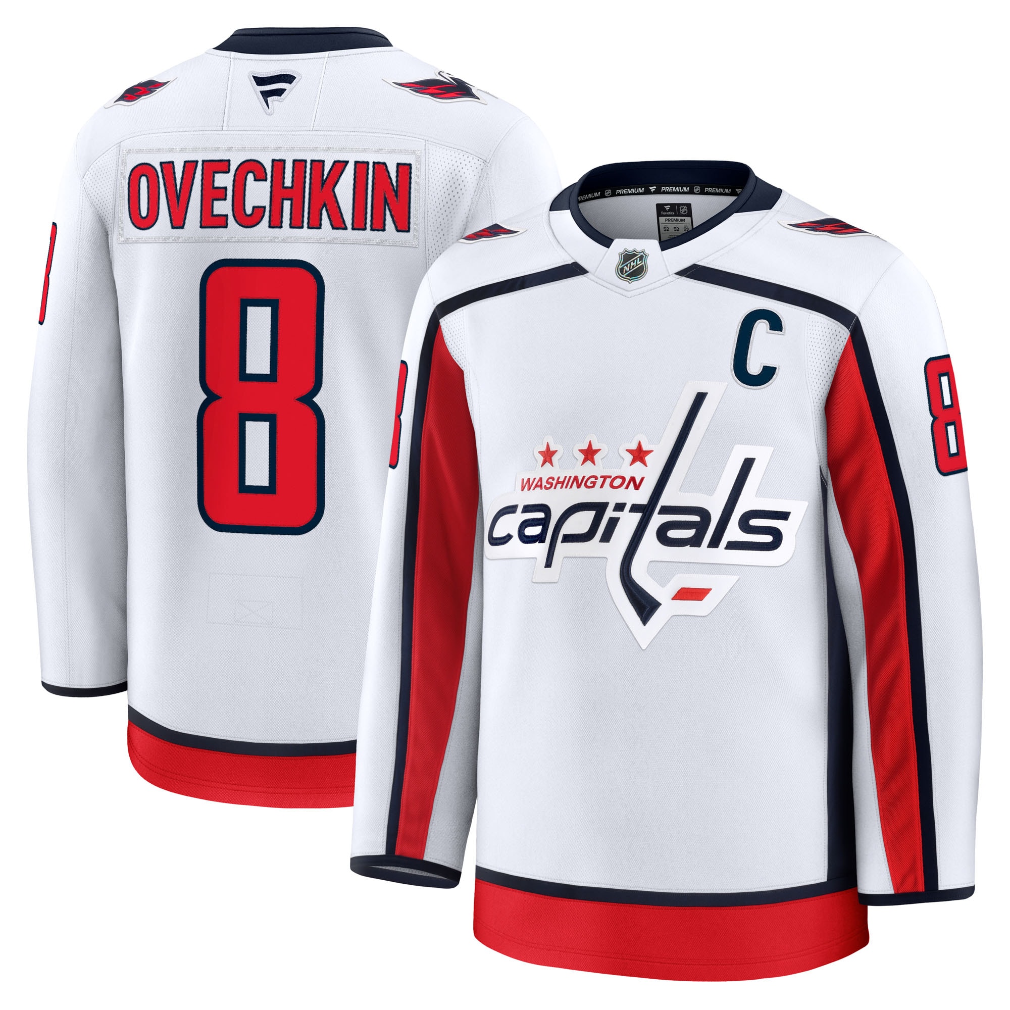 Alexander Ovechkin Washington Capitals Fanatics Home Premium Jersey – Red