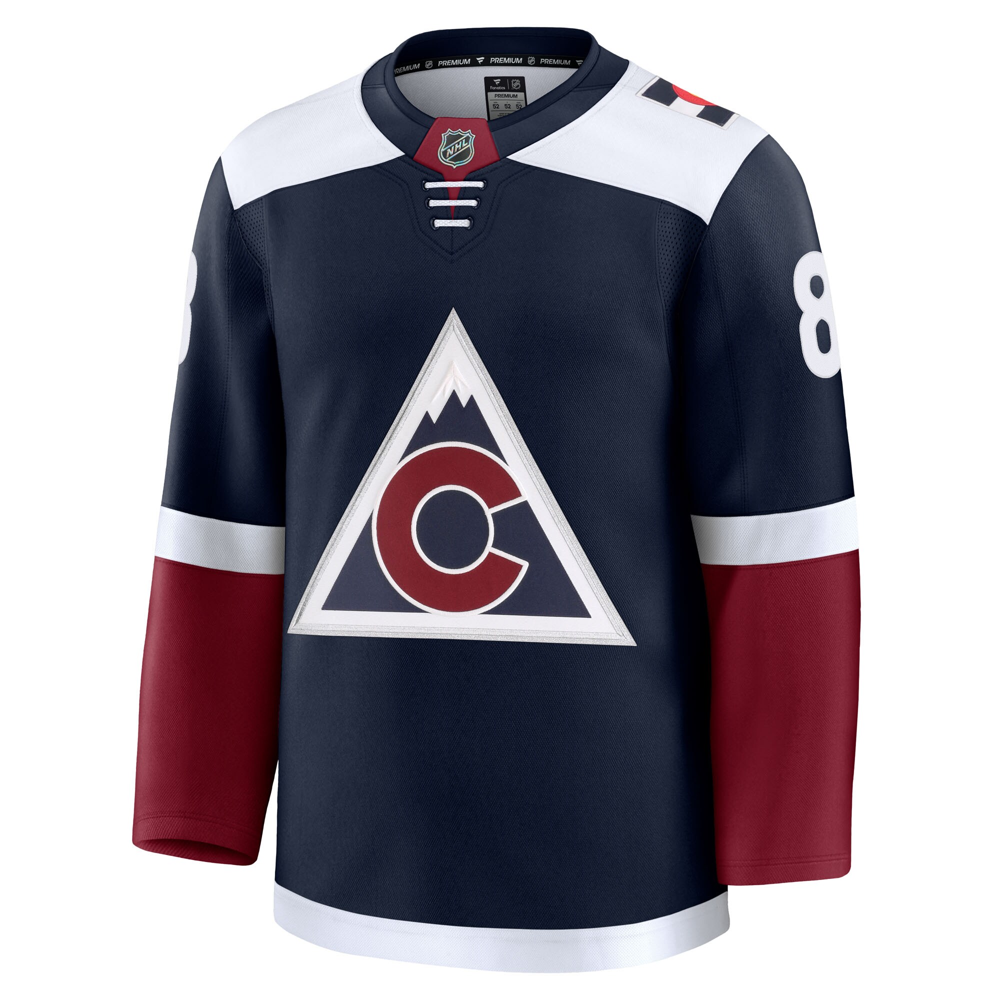 Cale Makar Colorado Avalanche Fanatics Alternate Premium Jersey – Navy