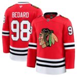 Connor Bedard Chicago Blackhawks Fanatics Away Premium Jersey – White