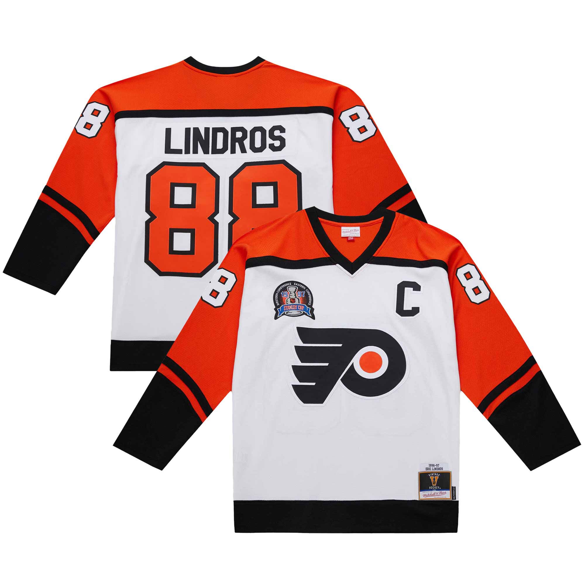 Eric Lindros Philadelphia Flyers 1996-97 Power Play Jersey – Orange