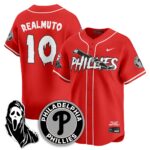Men’s Philadelphia Phillies “Scream Ghostface” Jersey – Stitched