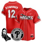 Men’s Philadelphia Phillies “Scream Ghostface” Jersey – Stitched