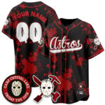 Custom Houston Astros “Friday the 13th” Jersey – All Stitched