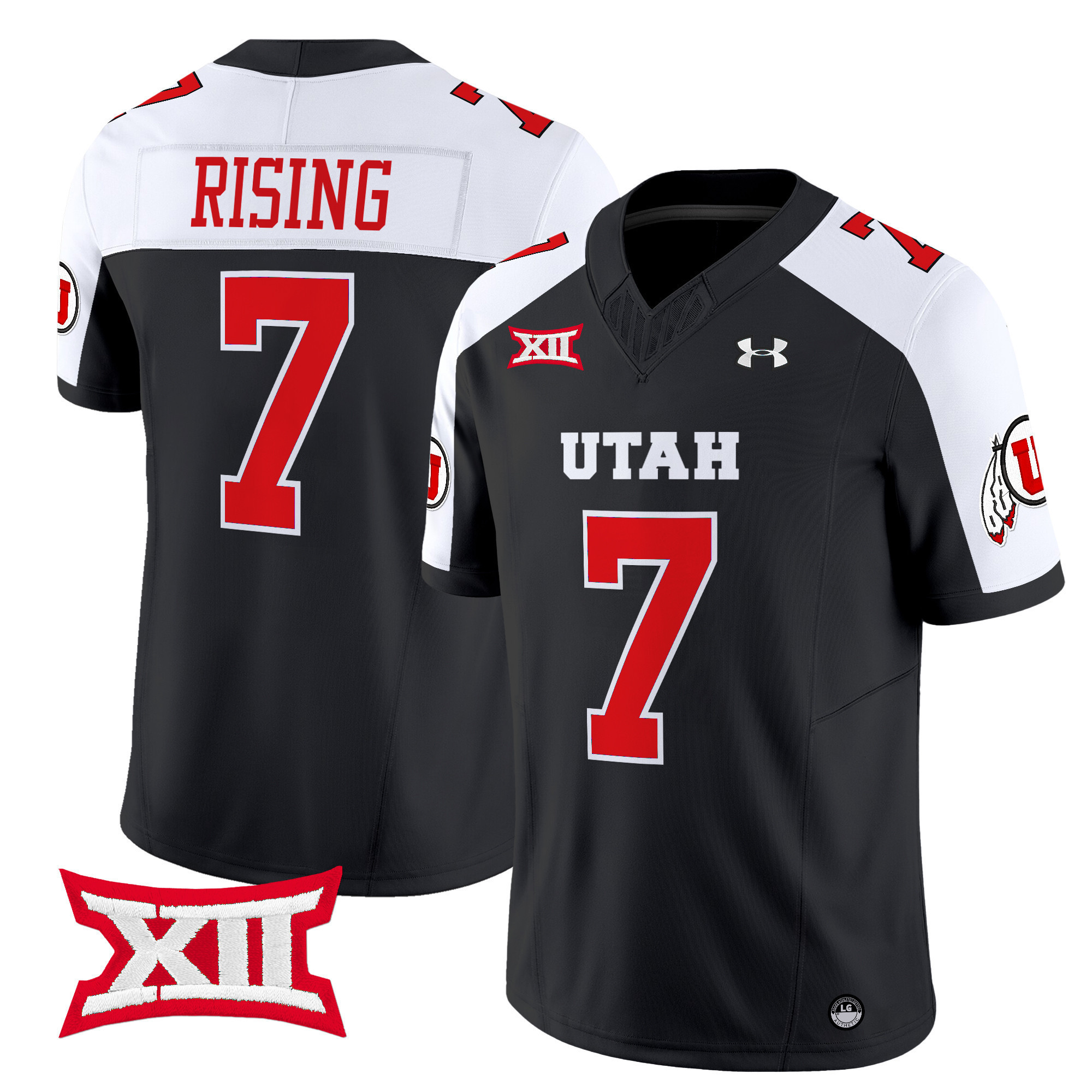 Men’s Utah Utes 2025 Vapor Limited Jersey – All Stitched