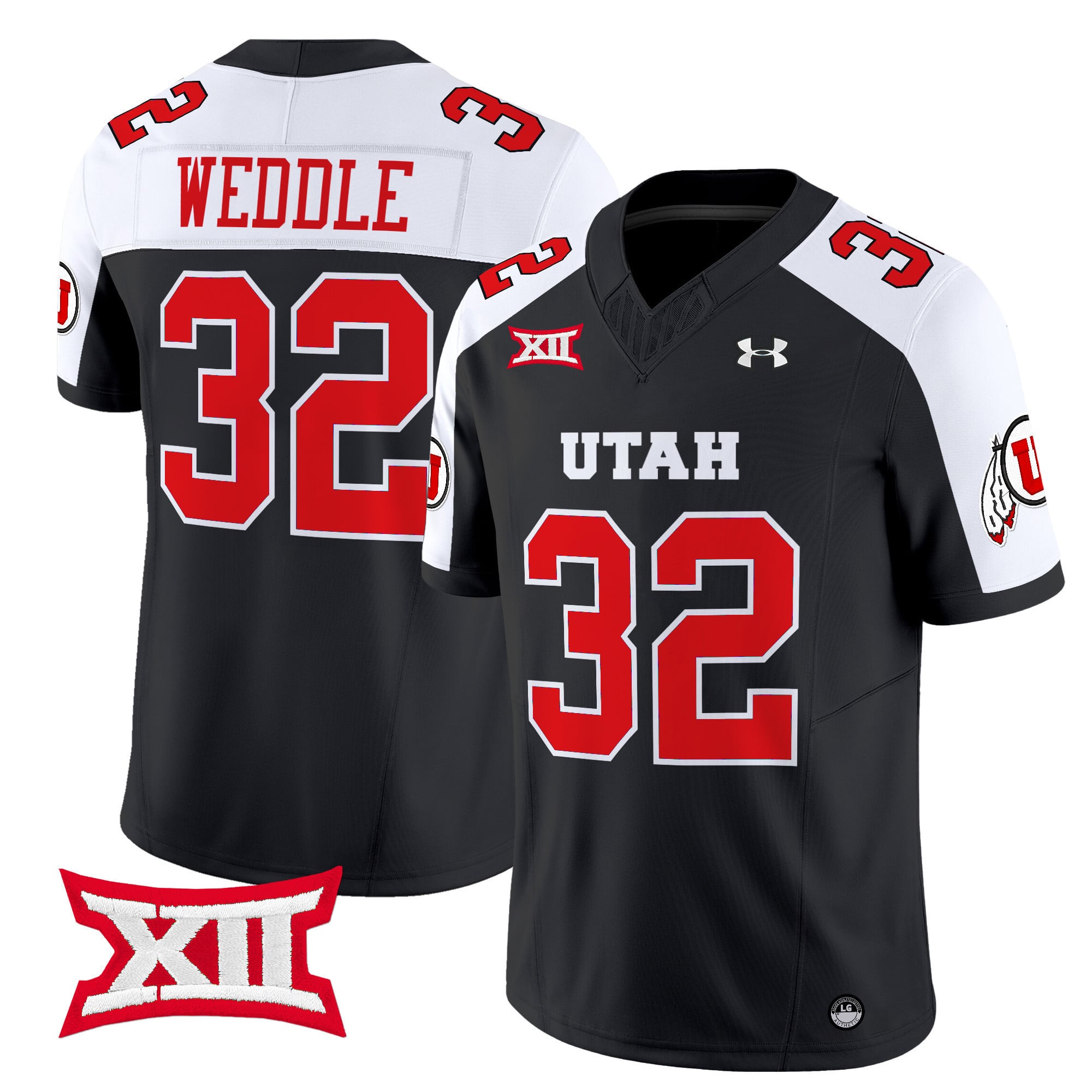 Men’s Utah Utes 2025 Vapor Limited Jersey – All Stitched