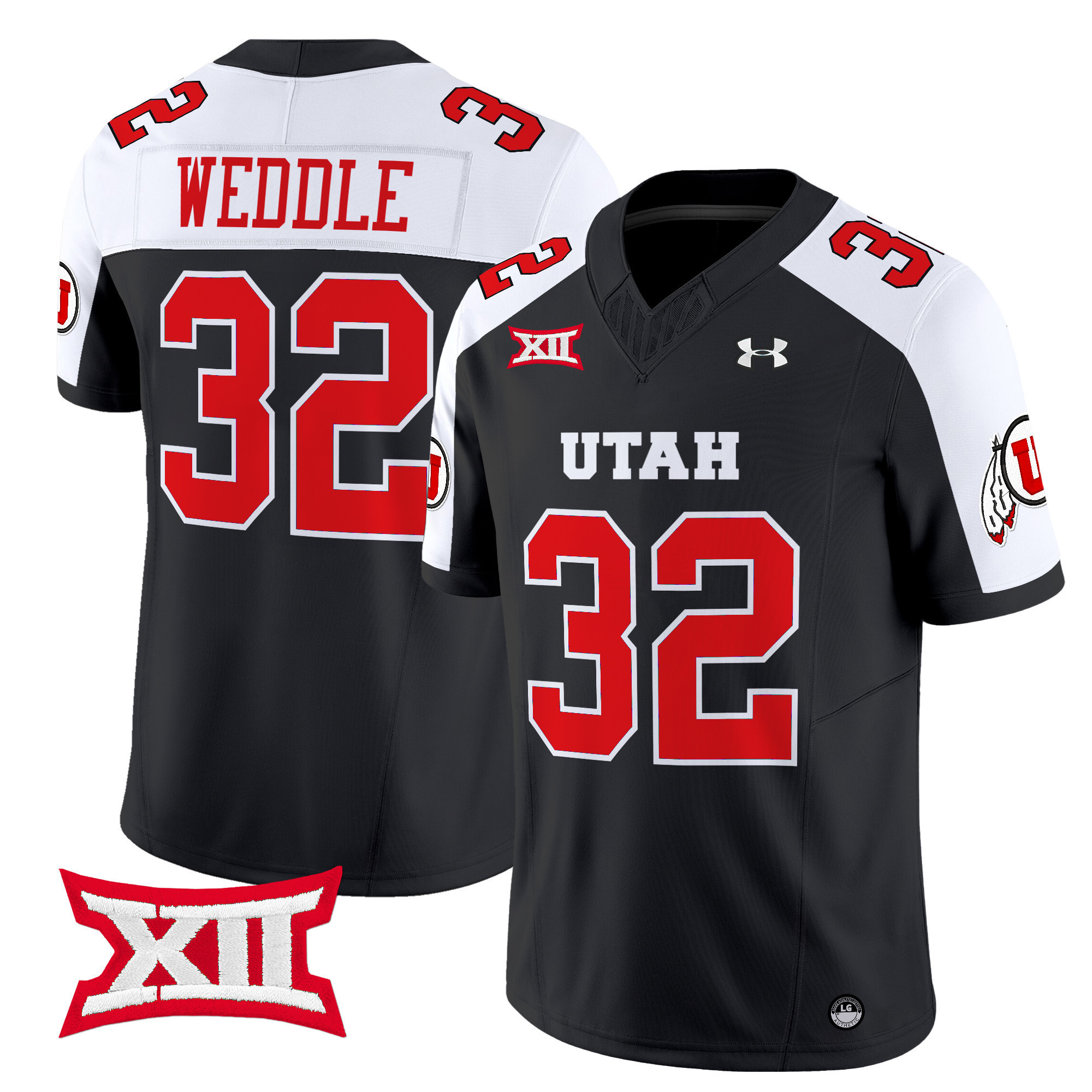 Men’s Utah Utes 2025 Vapor Limited Jersey – All Stitched
