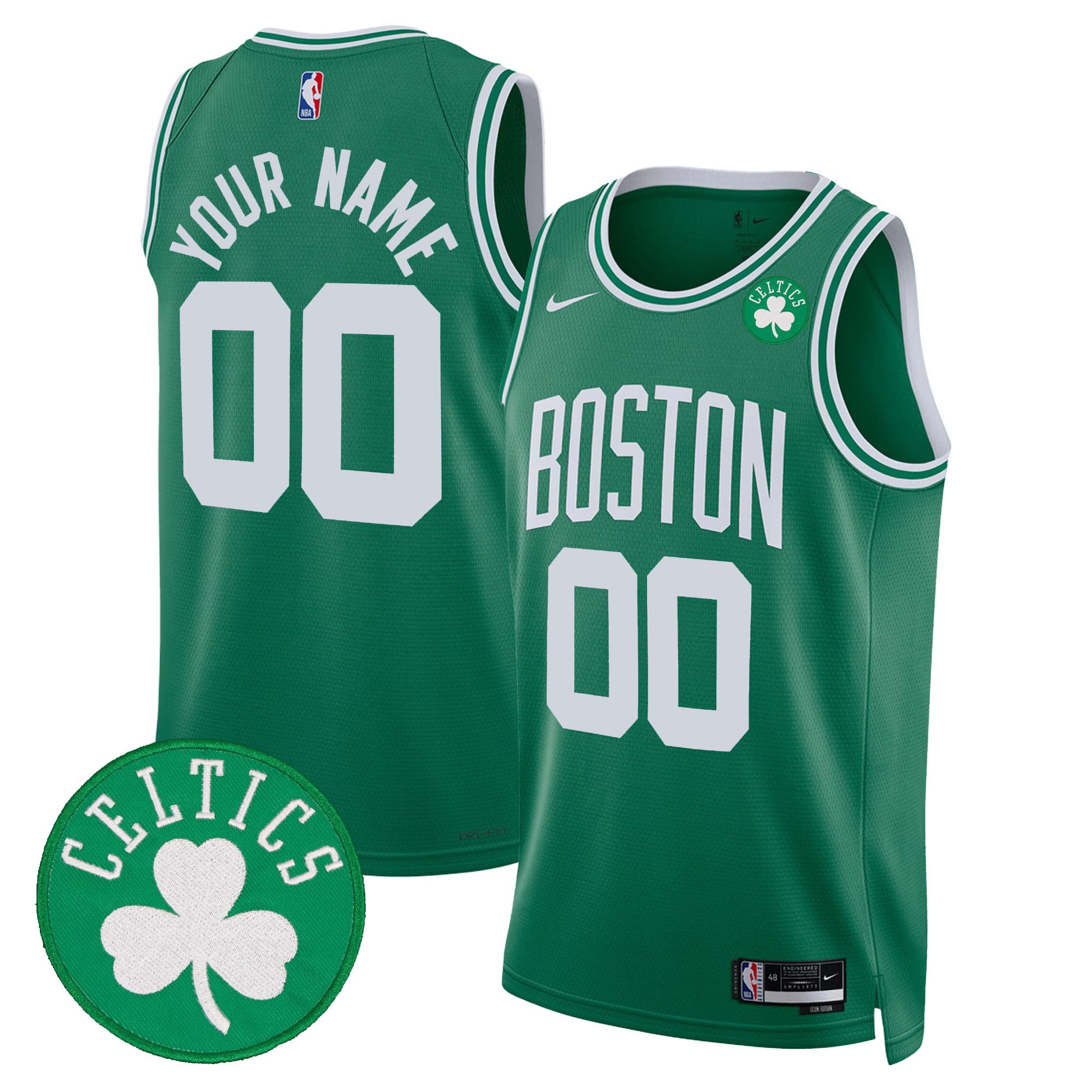 Boston Celtics Swingman Custom Jersey – All Stitched