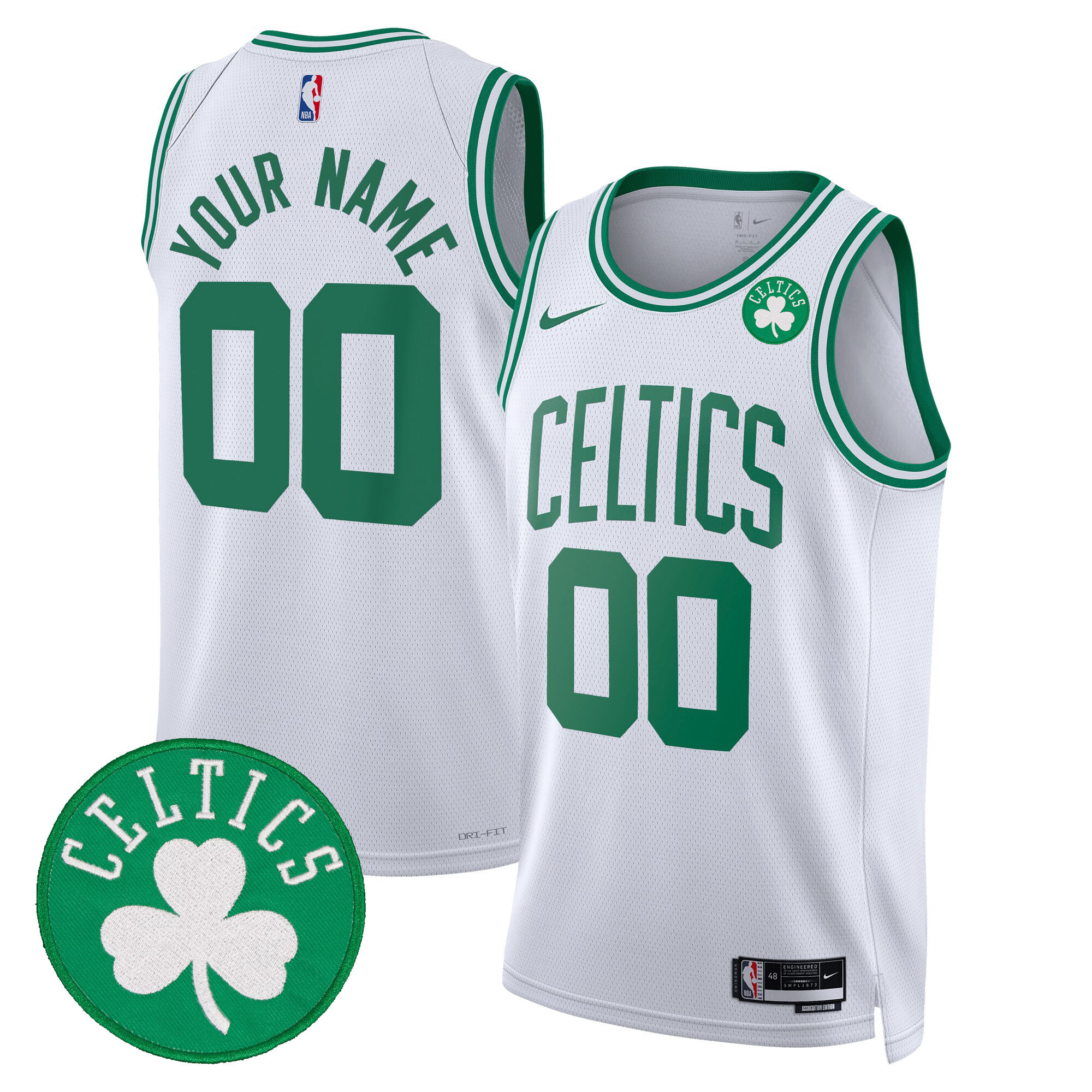 Boston Celtics Swingman Custom Jersey – All Stitched