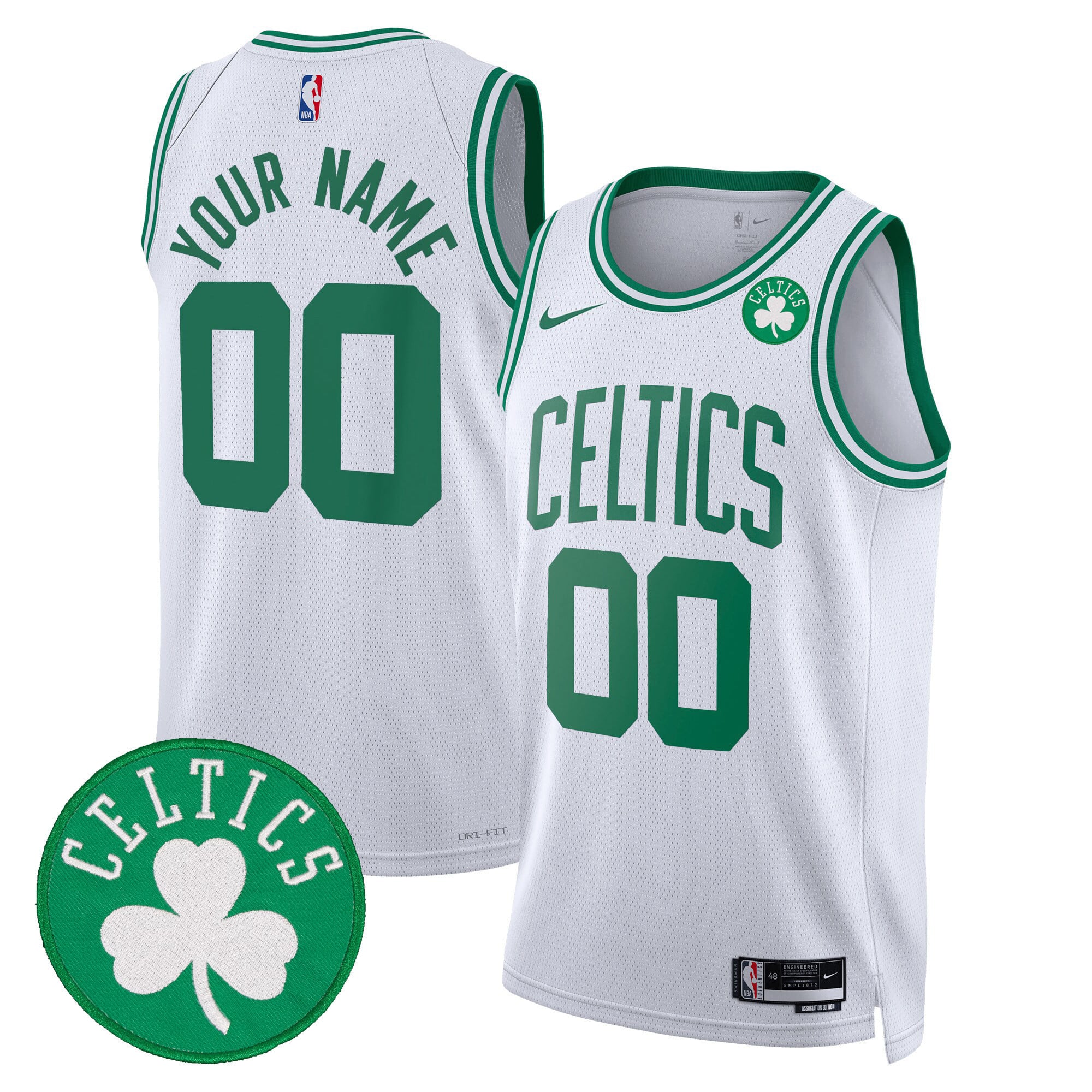 Boston Celtics Swingman Custom Jersey – All Stitched