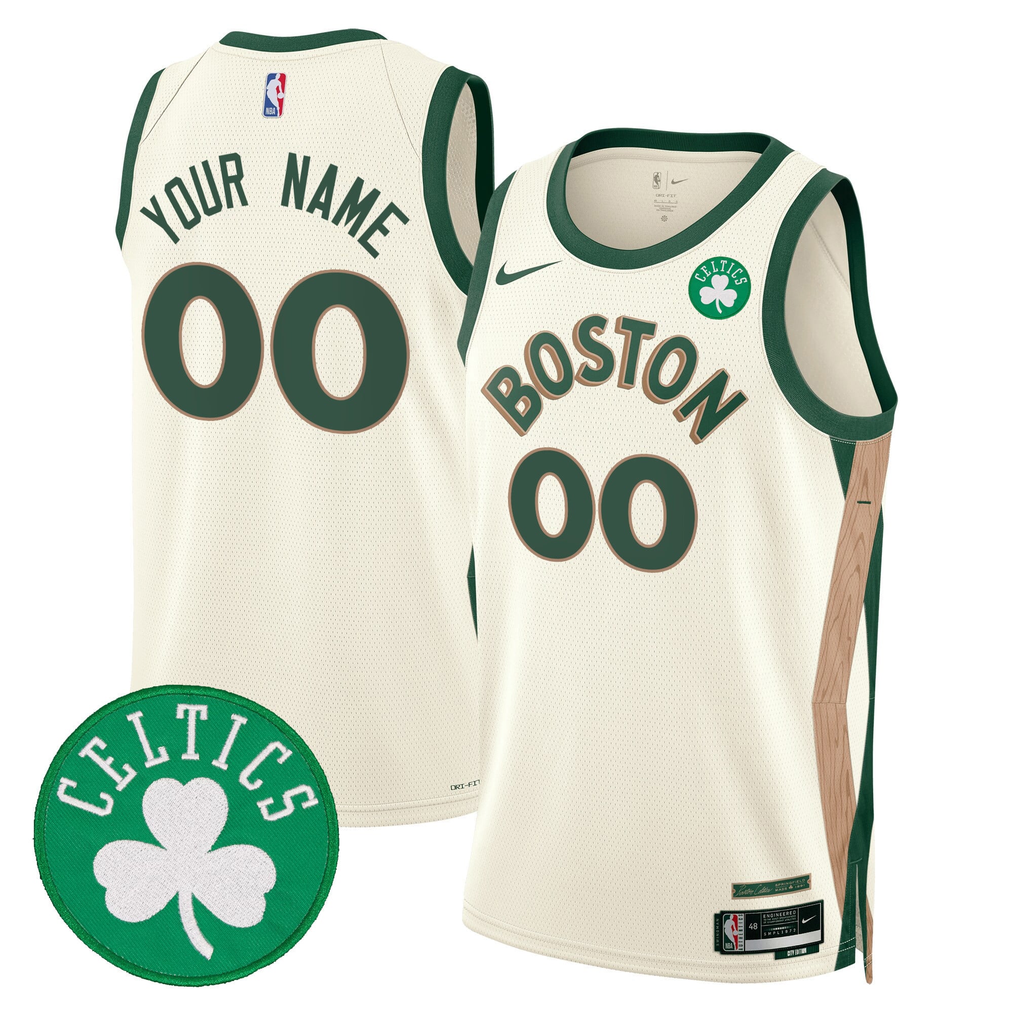 Boston Celtics Swingman Custom Jersey – All Stitched