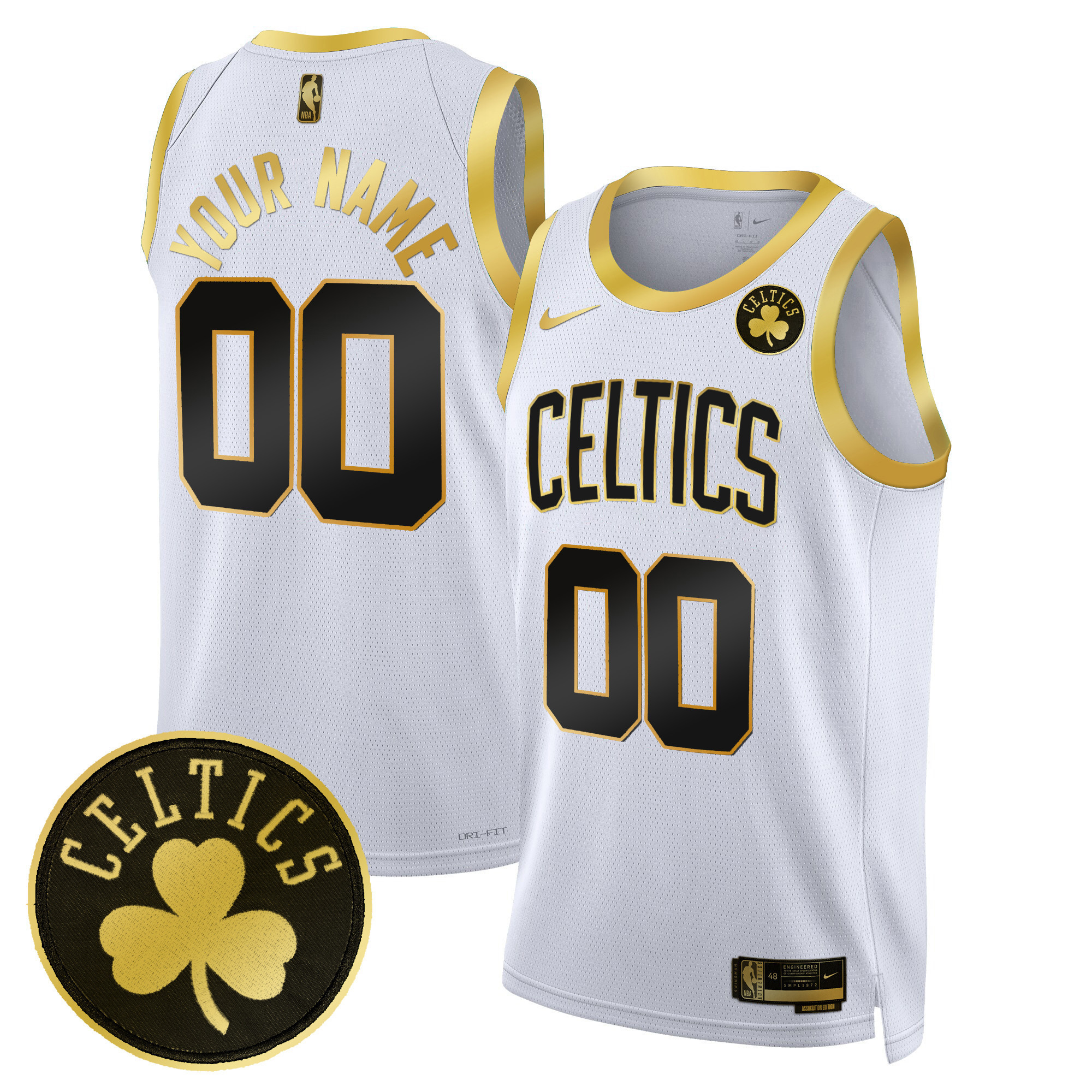 Boston Celtics Swingman Custom Jersey – All Stitched