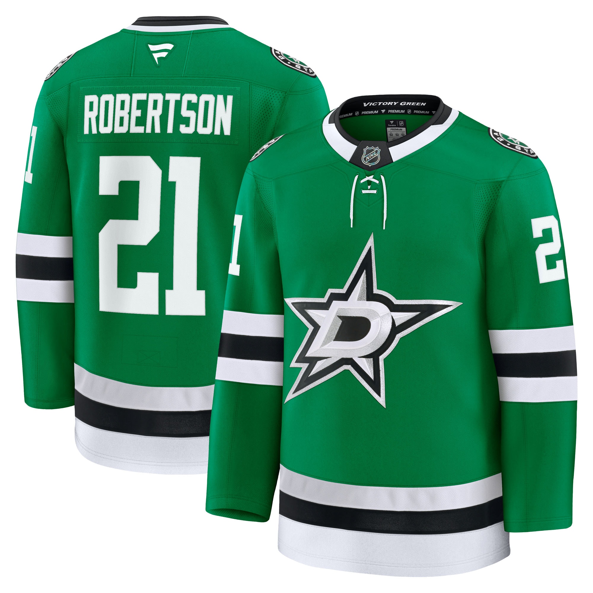 Jason Robertson Dallas Stars Fanatics Alternate Premium Jersey – Black