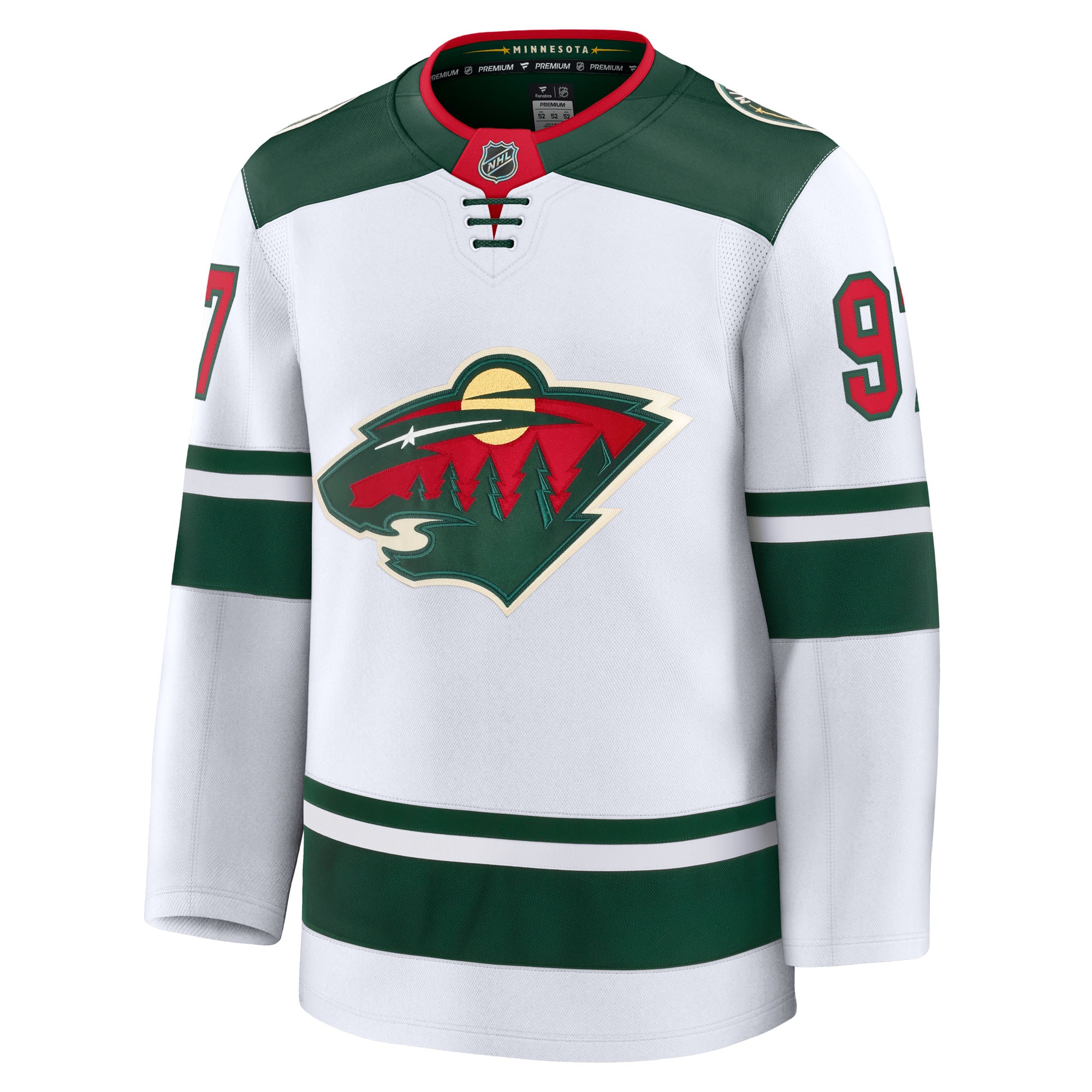 Kirill Kaprizov Minnesota Wild Fanatics Away Premium Jersey – White