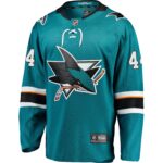 Marc-Edouard Vlasic San Jose Sharks Fanatics  Premier Breakaway Player Jersey – Teal