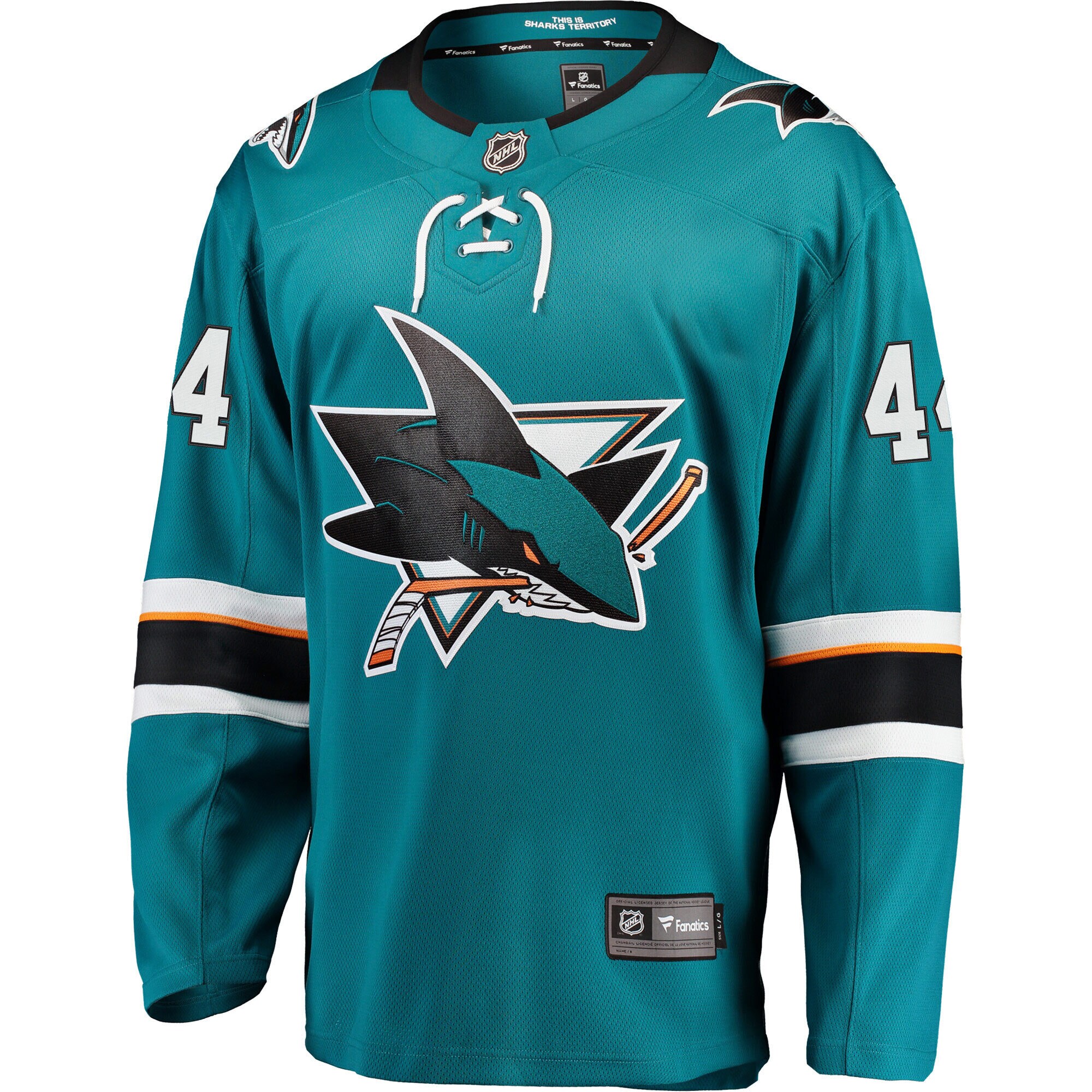 Marc-Edouard Vlasic San Jose Sharks Fanatics  Premier Breakaway Player Jersey – Teal