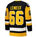 Mario Lemieux Pittsburgh Penguins 1991-92 Power Play Jersey – Black