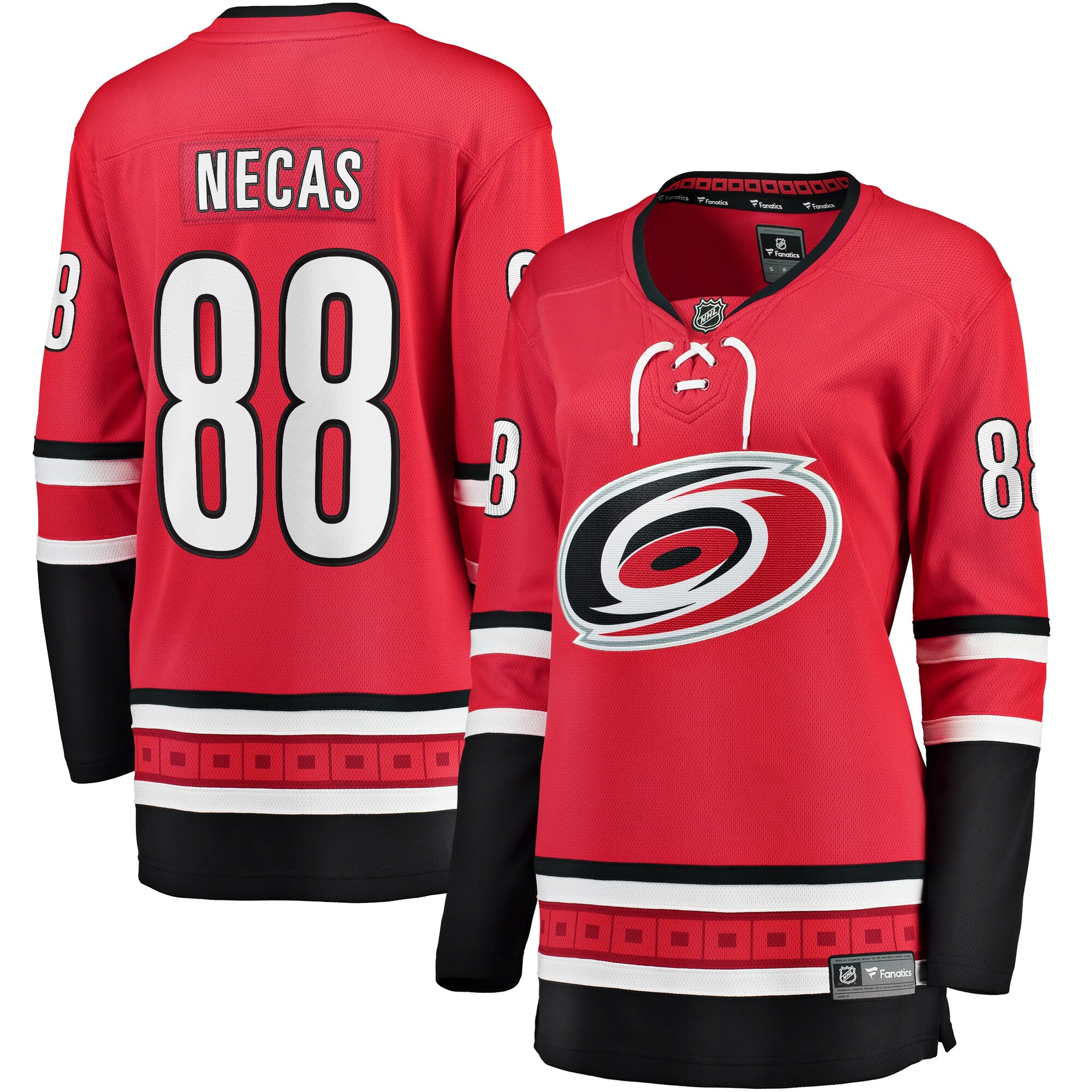 Martin Necas Carolina Hurricanes Fanatics Women’s Home Breakaway Player Jersey – Black