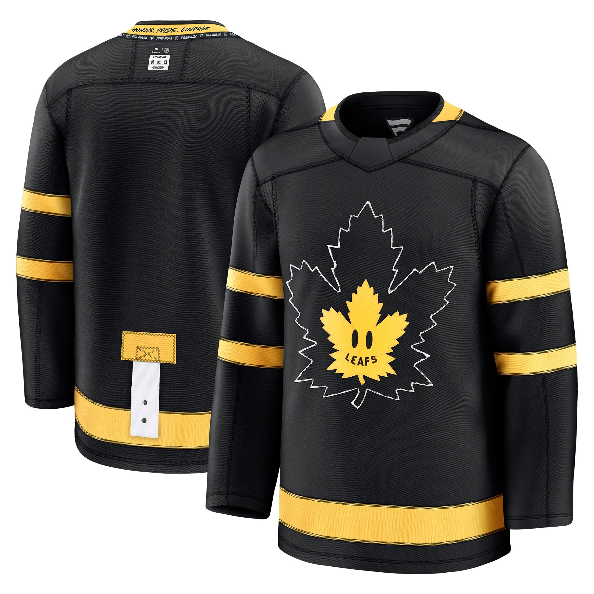 Toronto Maple Leafs x drew house Fanatics Alternate Premium Custom Jersey – Black