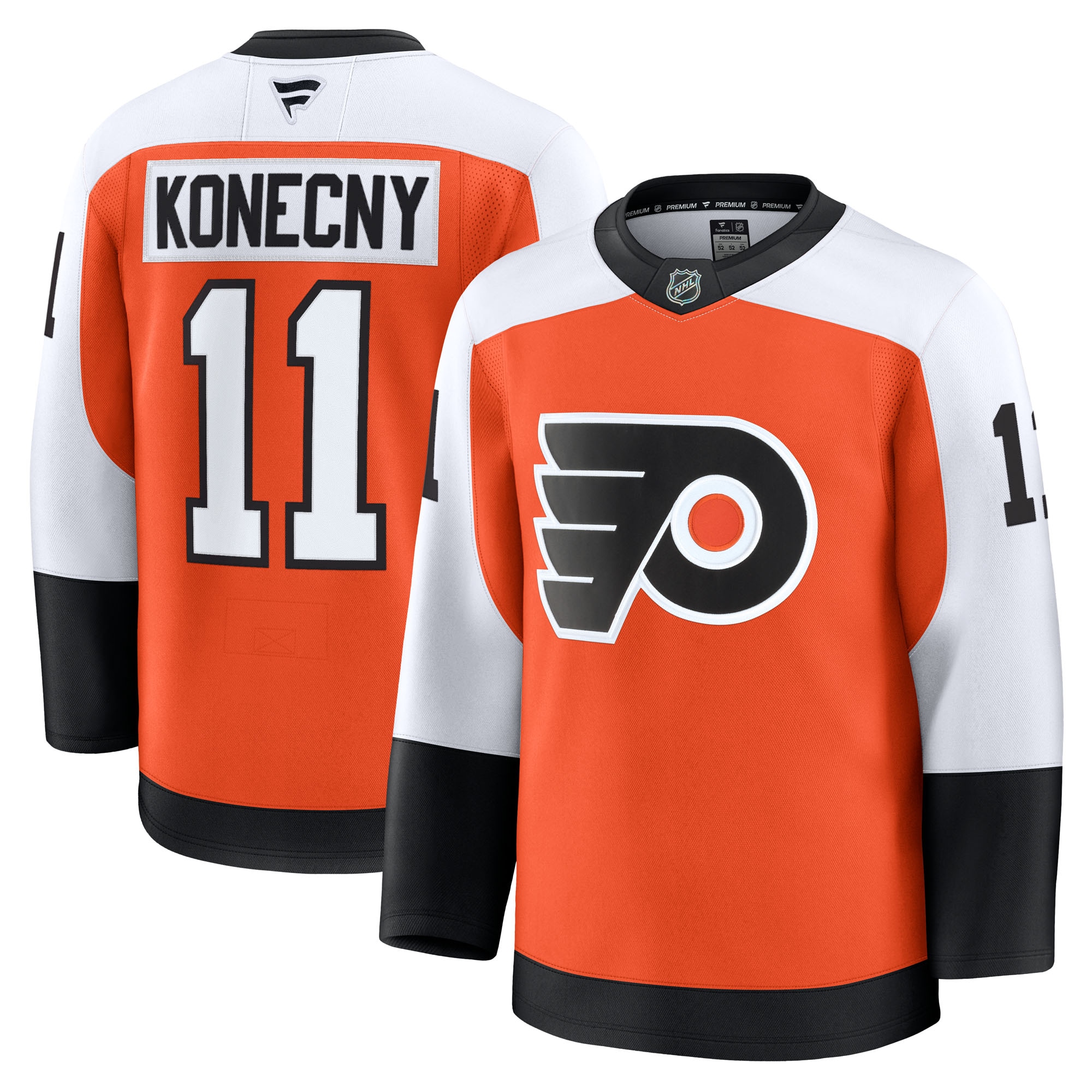 Travis Konecny Philadelphia Flyers Fanatics Alternate Premium Jersey – Black