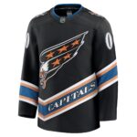 Washington Capitals Fanatics Alternate 50th Anniversary Premium Custom Jersey – Black