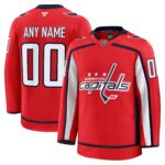 Washington Capitals Fanatics Alternate 50th Anniversary Premium Custom Jersey – Black