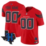 Houston Texans 2024 Texas Patch Vapor Limited Custom Jersey – All Stitched