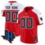 Houston Texans 2024 Texas Patch Vapor Limited Custom Jersey – All Stitched