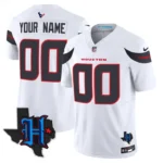Houston Texans 2024 Texas Patch Vapor Limited Custom Jersey – All Stitched