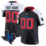 Houston Texans 2024 Texas Patch Vapor Limited Custom Jersey – All Stitched
