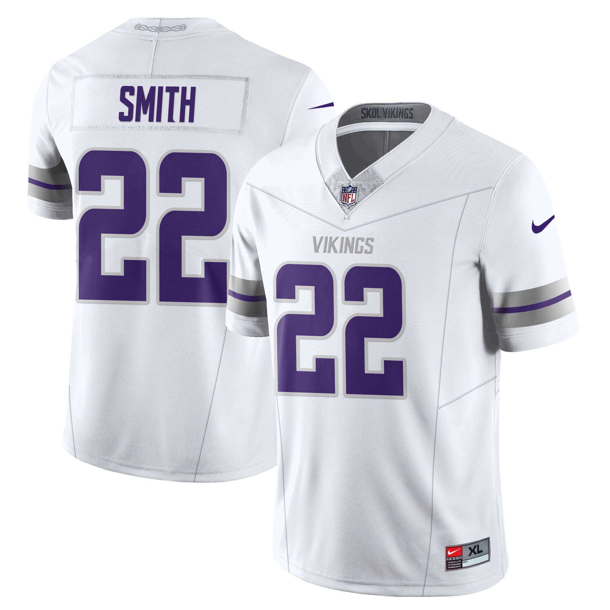 Vikings ‘Winter Warrior’ Alternate 2024 Uniform – All Stitched 406VTHNJS003