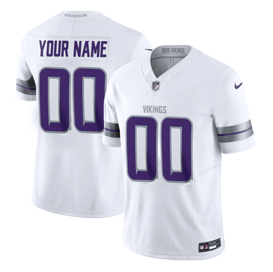 Custom Name/Number/Gender Vikings ‘Winter Warrior’ Alternate 2024 Uniform – All Stitched 406VTHNJS003