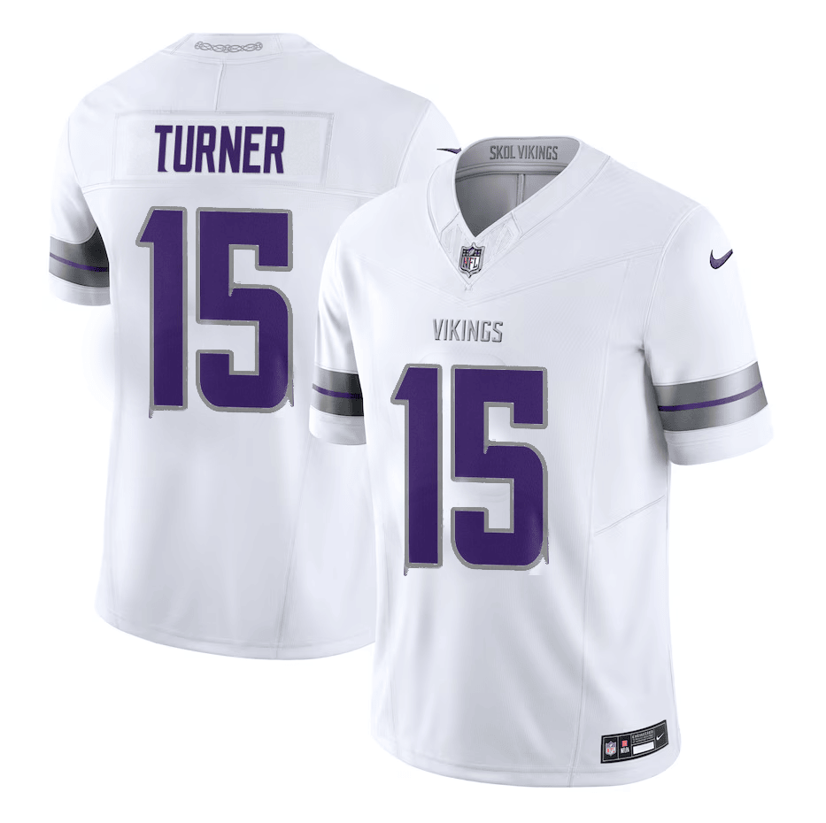 Vikings ‘Winter Warrior’ Alternate 2024 Uniform – All Stitched 406VTHNJS003