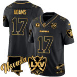 Men’s Raiders 2024 Vapor Limited Gold Jersey – 65th Anniversary – All Stitched