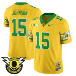 Men’s Oregon Football Forever Gang Green 2024 Jersey N1 – All Stitched