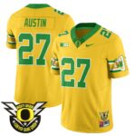 Men’s Oregon Football Forever Gang Green 2024 Jersey N1 – All Stitched