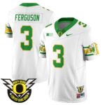 Men’s Oregon Football Forever Gang Green 2024 Jersey N1 – All Stitched