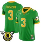 Men’s Oregon Football Forever Gang Green 2024 Jersey N2 – All Stitched