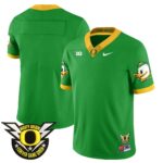 Men’s Oregon Football Forever Gang Green 2024 Jersey N2 – All Stitched