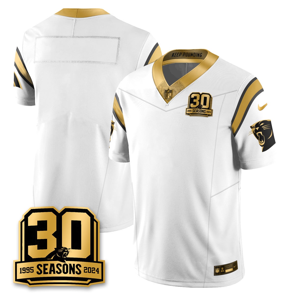 Women’s Carolina Panthers 2024 Vapot Limited Jersey – 30th Season – All Stitched