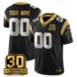 Custom Name/Gender Carolina Panthers 2024 Vapot Limited Jersey – 30th Season – All Stitched