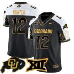 Men’s Colorado Buffaloes 2024 Vapor Limited Gold Jersey N3 – All Stitched