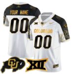 Custom Name/Gender Colorado Buffaloes 2024 Vapor Limited Gold Jersey N3 – All Stitched