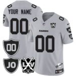Custom Gender/Name Raiders Vapor Limited Jersey – All Stitched – Honor Jim Otto