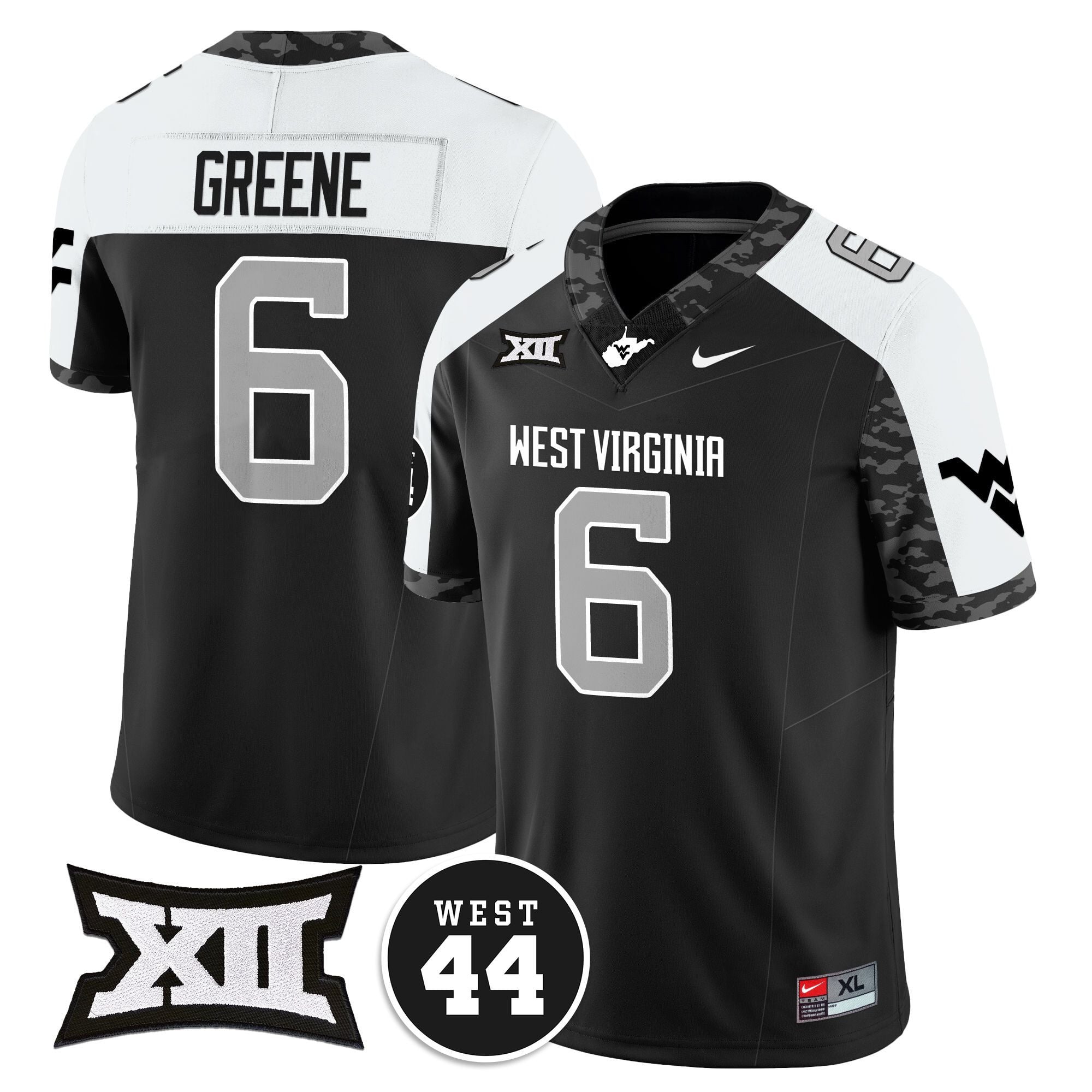 Men’s West Virginia Mountaineers 2024 Vapor Limited Jersey – All Stitched – Honor Jerry West