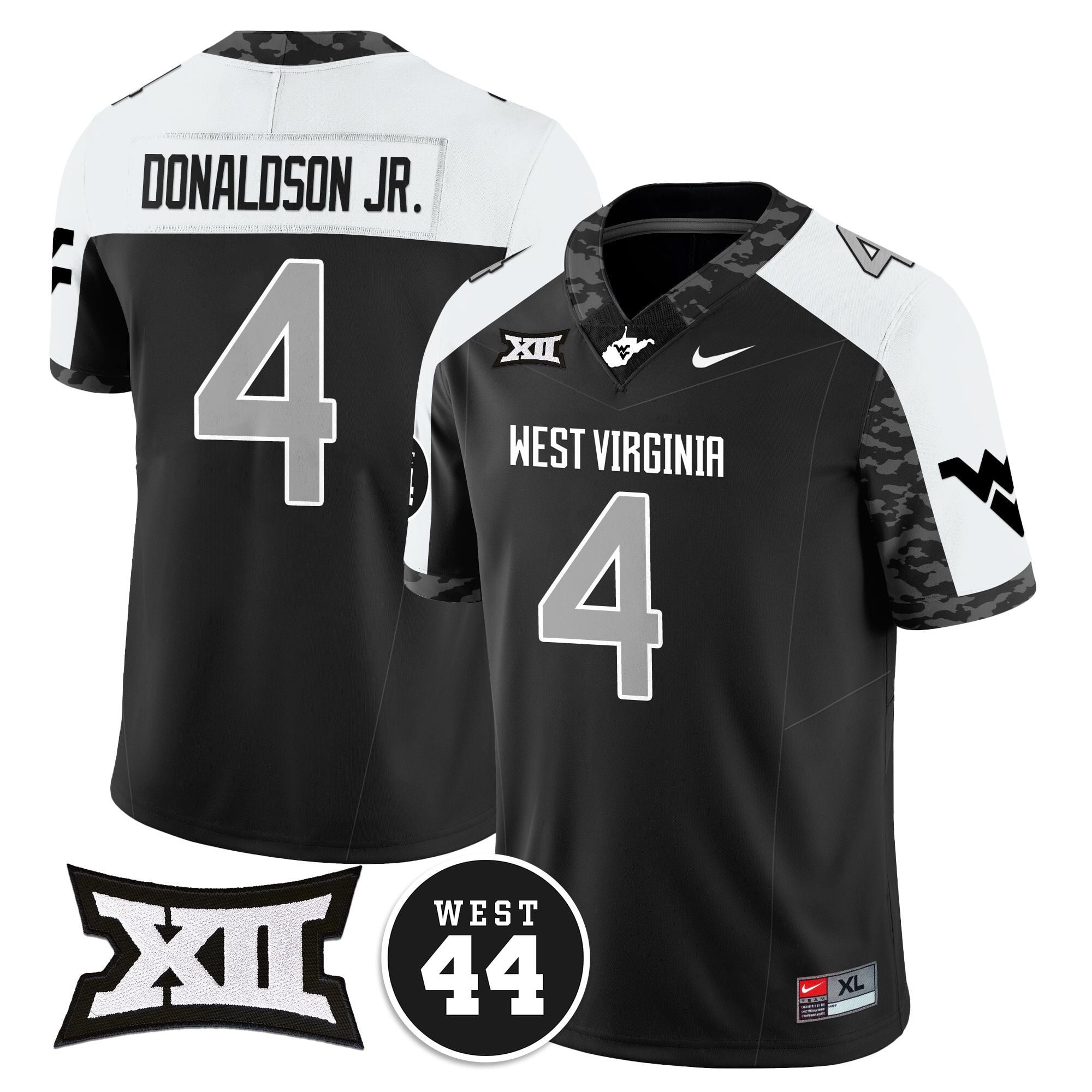 Men’s West Virginia Mountaineers 2024 Vapor Limited Jersey – All Stitched – Honor Jerry West