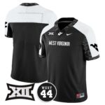 Men’s West Virginia Mountaineers 2024 Vapor Limited Jersey – All Stitched – Honor Jerry West