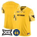Men’s West Virginia Mountaineers 2024 Vapor Limited Jersey – All Stitched – Honor Jerry West