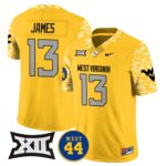 Men’s West Virginia Mountaineers 2024 Vapor Limited Jersey – All Stitched – Honor Jerry West