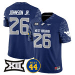 Men’s West Virginia Mountaineers 2024 Vapor Limited Jersey – All Stitched – Honor Jerry West
